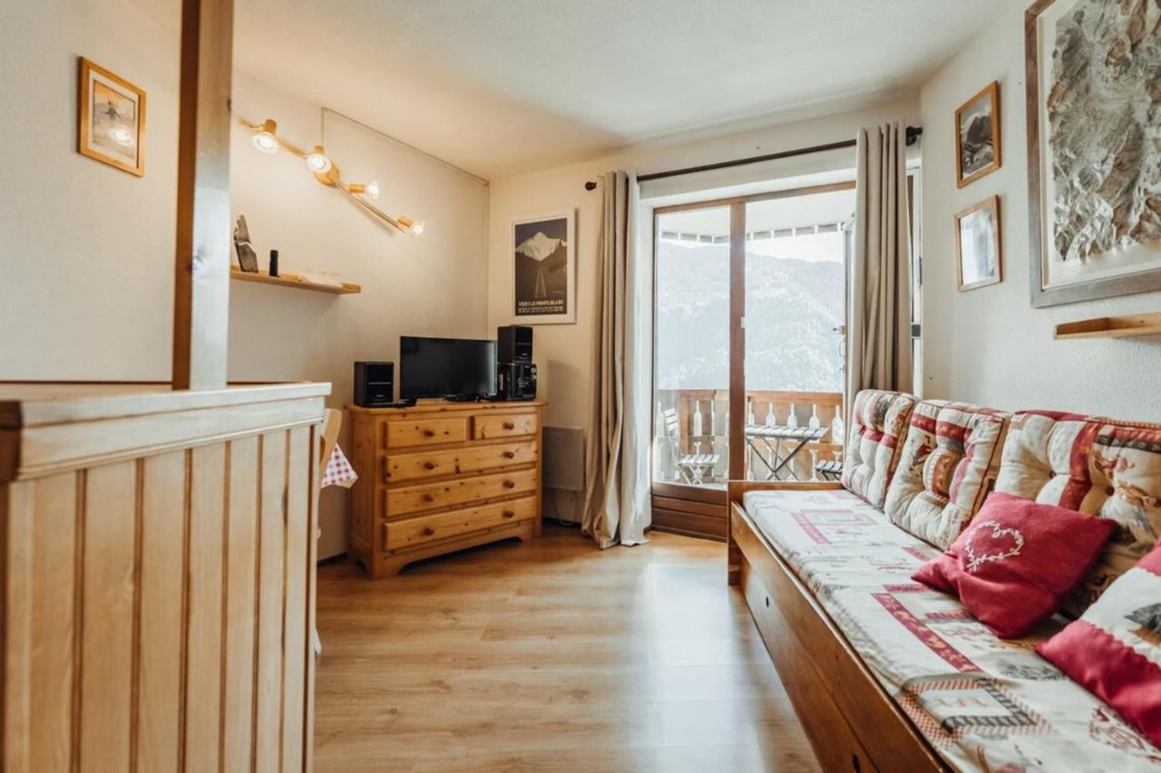 Furnished Studio At The Foot Of The Slopes With A Balcony & Mountains View Apartment Saint-Gervais-les-Bains Ngoại thất bức ảnh