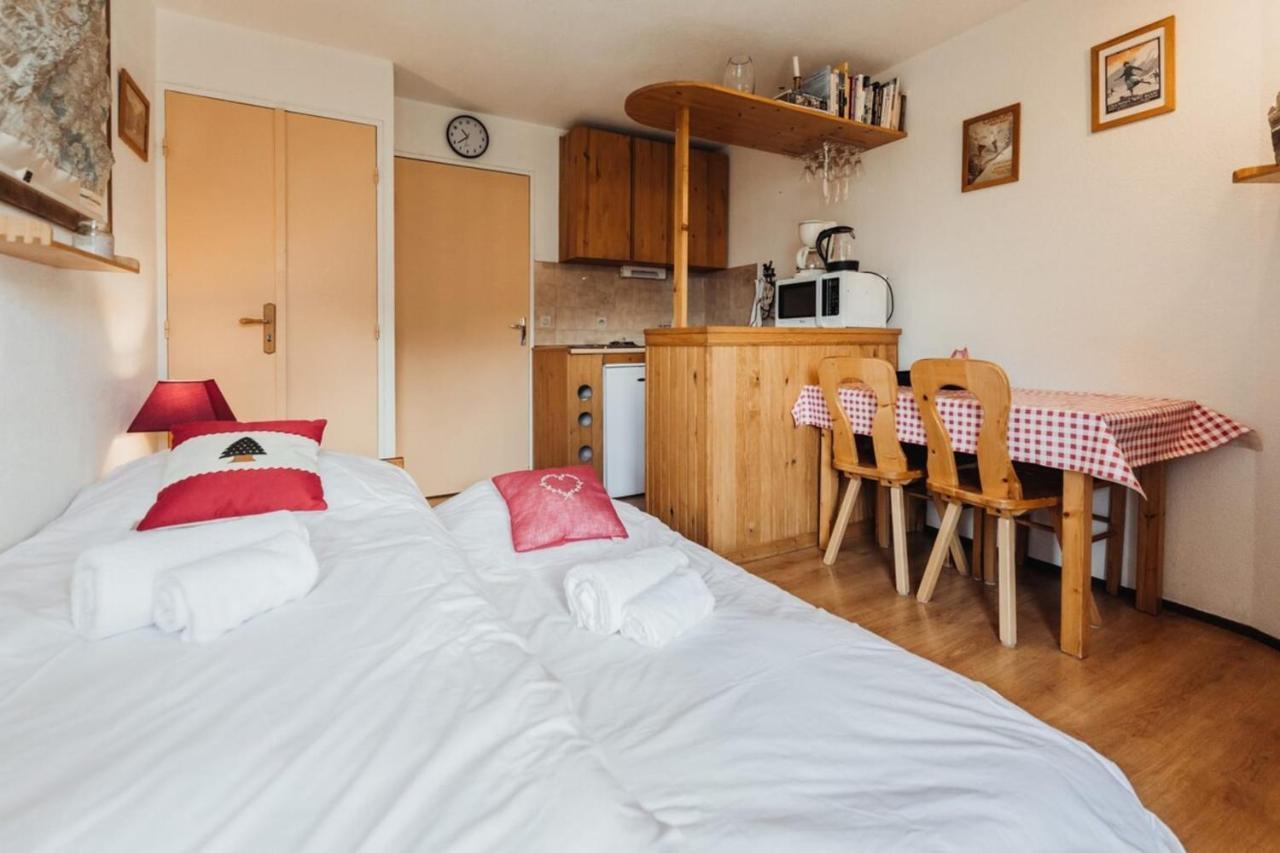 Furnished Studio At The Foot Of The Slopes With A Balcony & Mountains View Apartment Saint-Gervais-les-Bains Ngoại thất bức ảnh